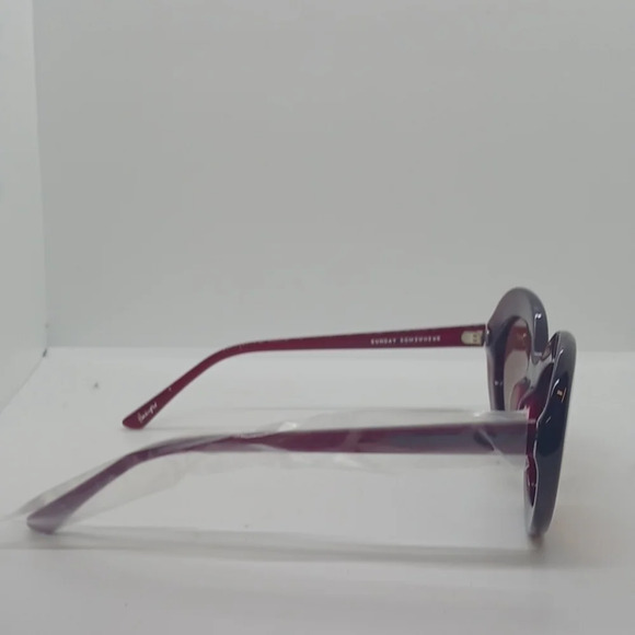 NWT WOMEN'S SUNDAY SOMEWHERE SUNGLASSES RED - Picture 5 of 5